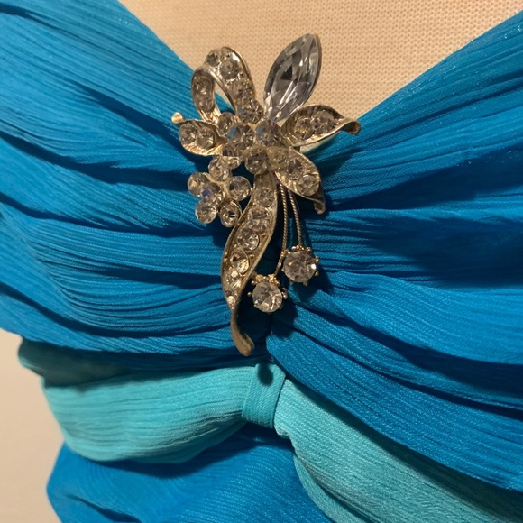 Crepe chiffon vintage Dress ABS - Picture 1 of 3